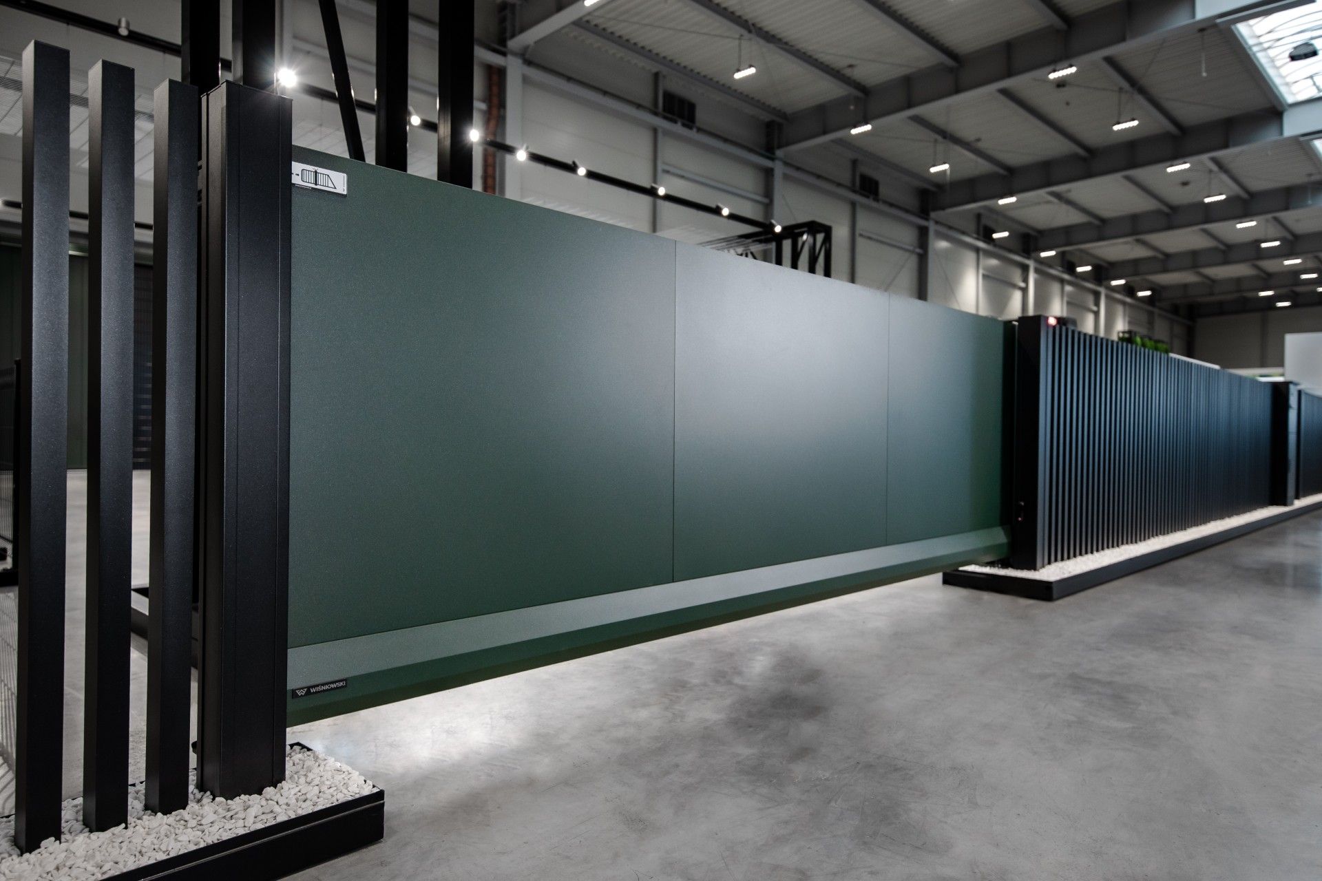 Staketport i aluminium