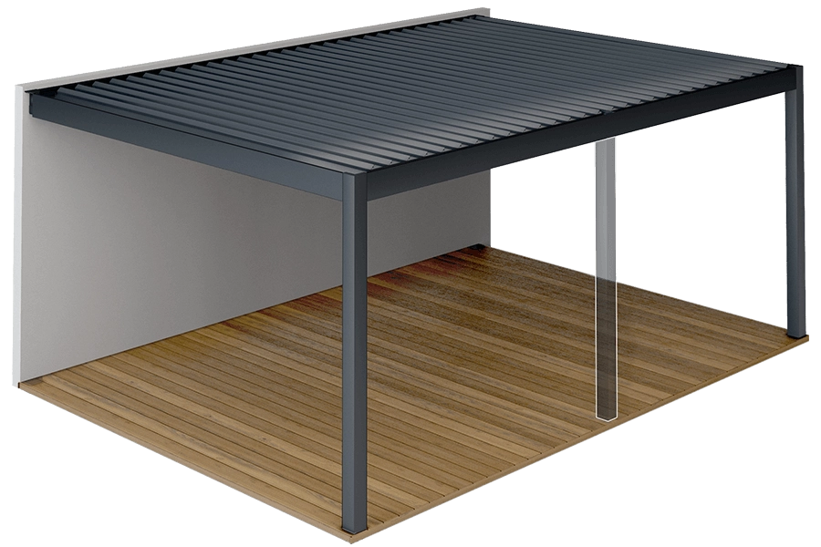 Väggmonterad pergola