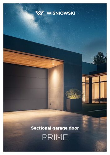 Sectional garage door PRIME (EN)