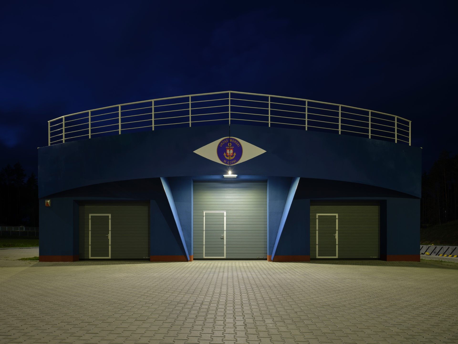 MakroPro 2.0-portarna i hamnen Nowy Świat vid Östersjön