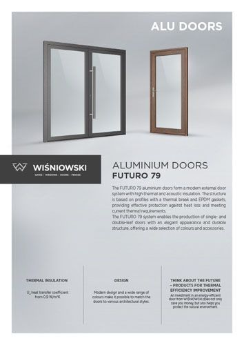FUTURO 79 aluminium doors (EN)
