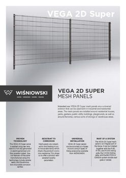 VEGA 2D Super mesh panels (EN)