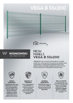 VEGA B 55x200 mesh panels (EN)