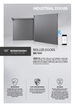 BR-100 roller doors (EN)